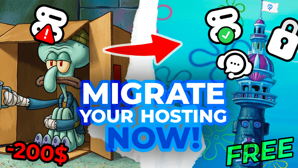 migrate wordpress hosting